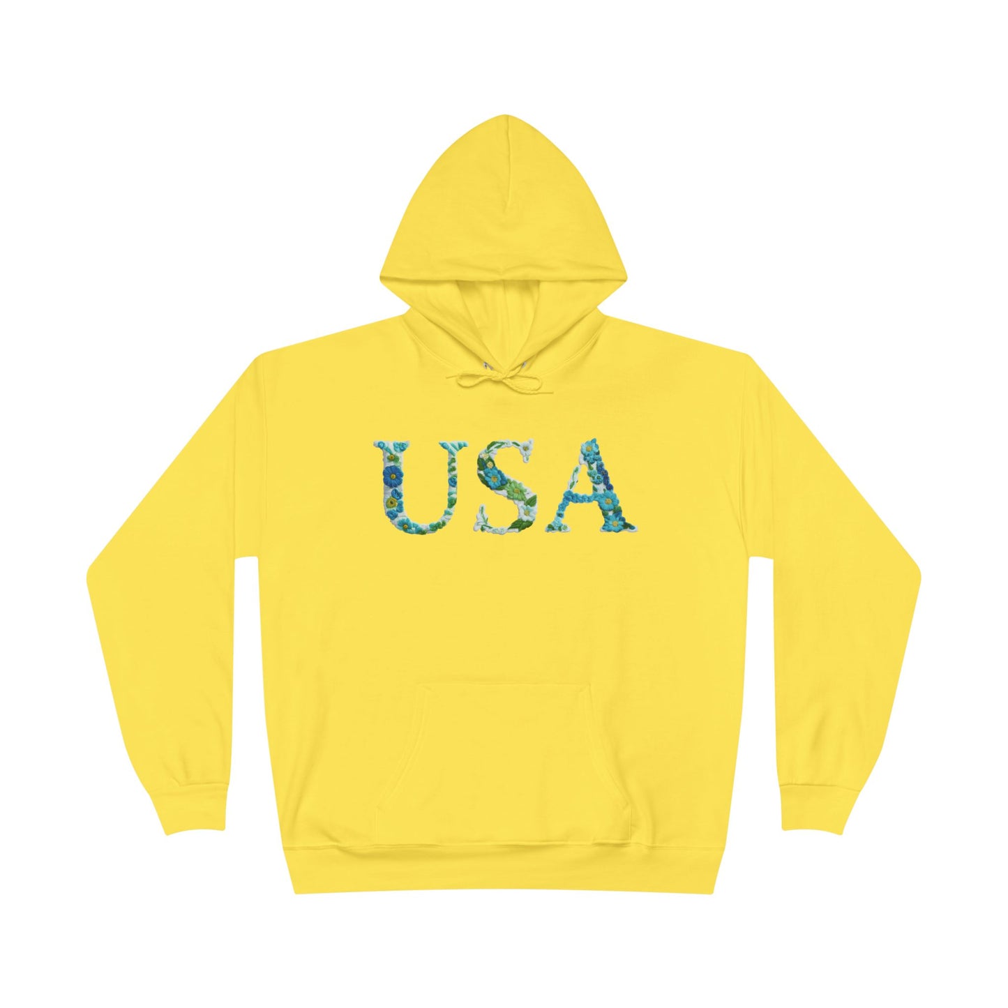 "USA" Eco-Friendly Pullover Hoodie