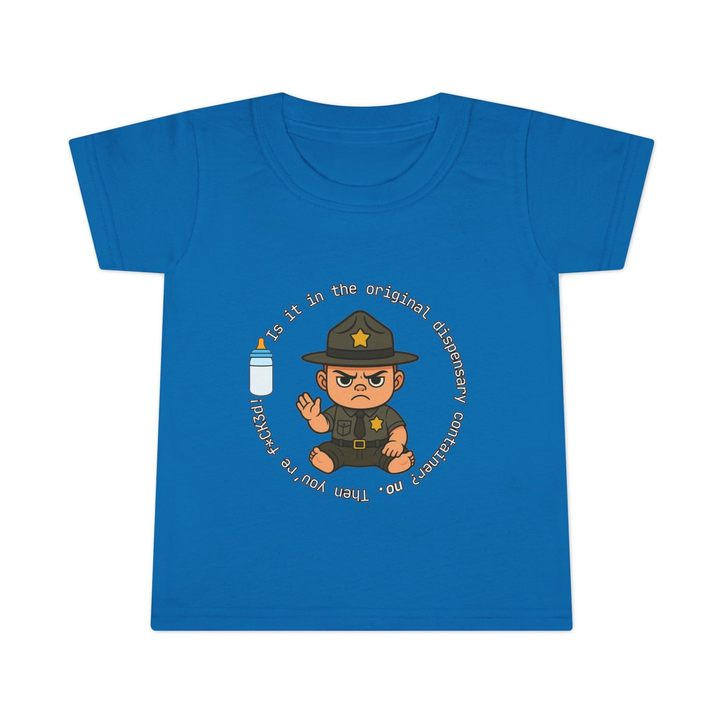 CT Trooper design - Funny Toddler T-shirt, Law Enforcement Humor