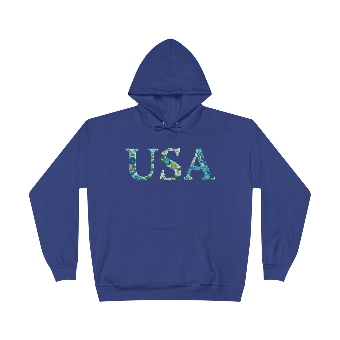 "USA" Eco-Friendly Pullover Hoodie