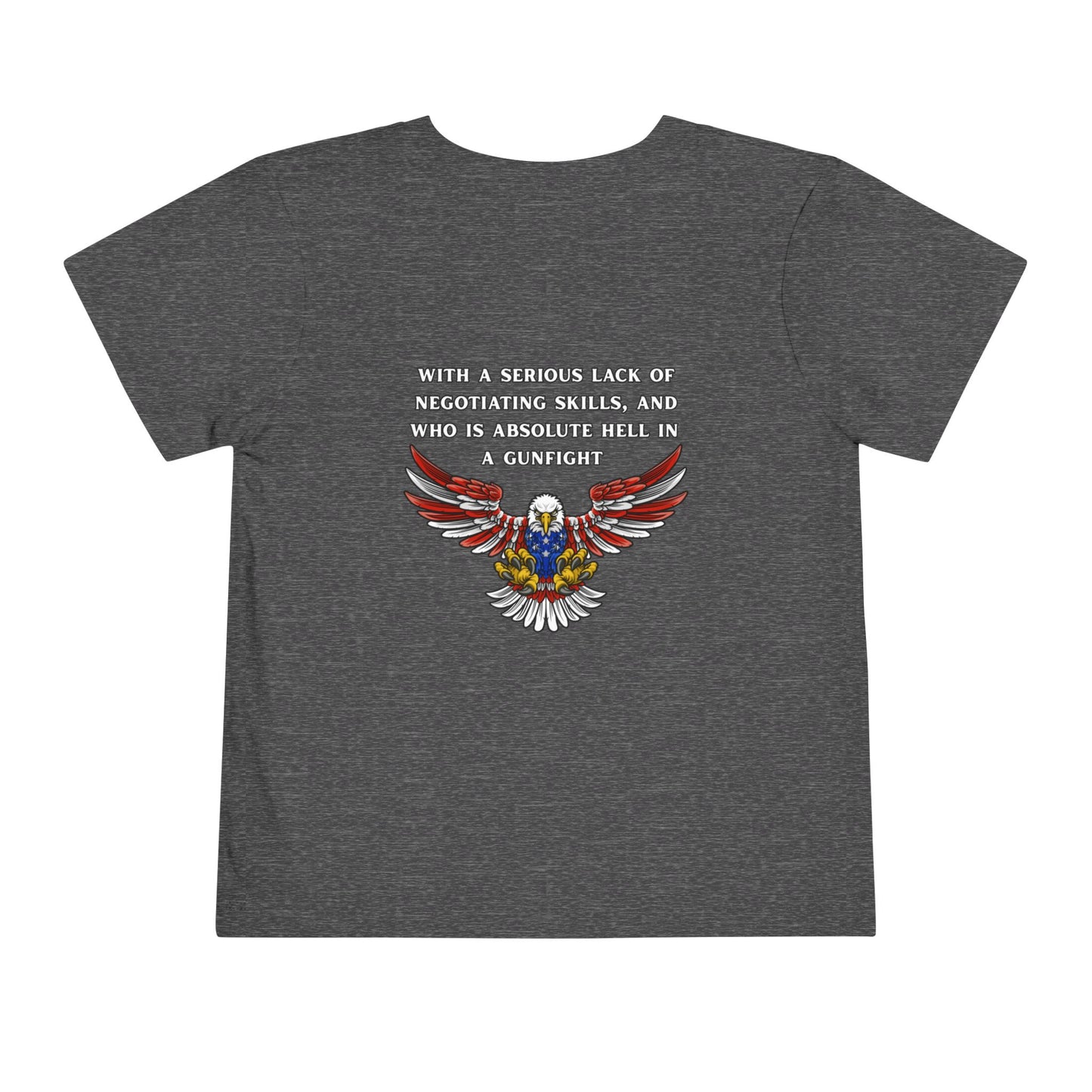 I Am Protected by a United States Soldier, Toddler Short Sleeve Tee - Military Pride, Cute Kid's Tee, Gift for Military Families, [...]