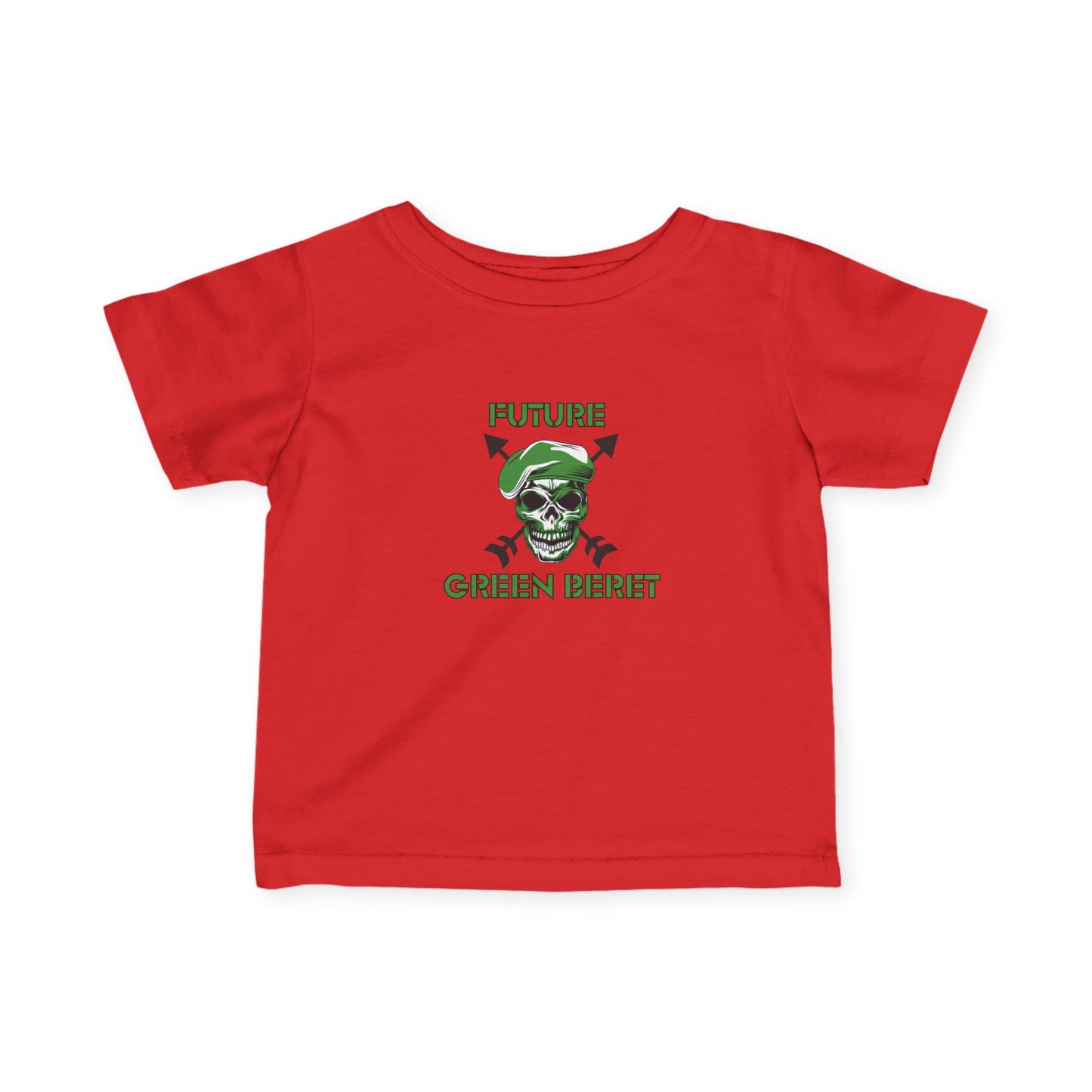 Future Green Beret Infant Tee, Baby Military Shirt, Toddler Army Tee, Gift for New Parents, Cute Baby Clothes