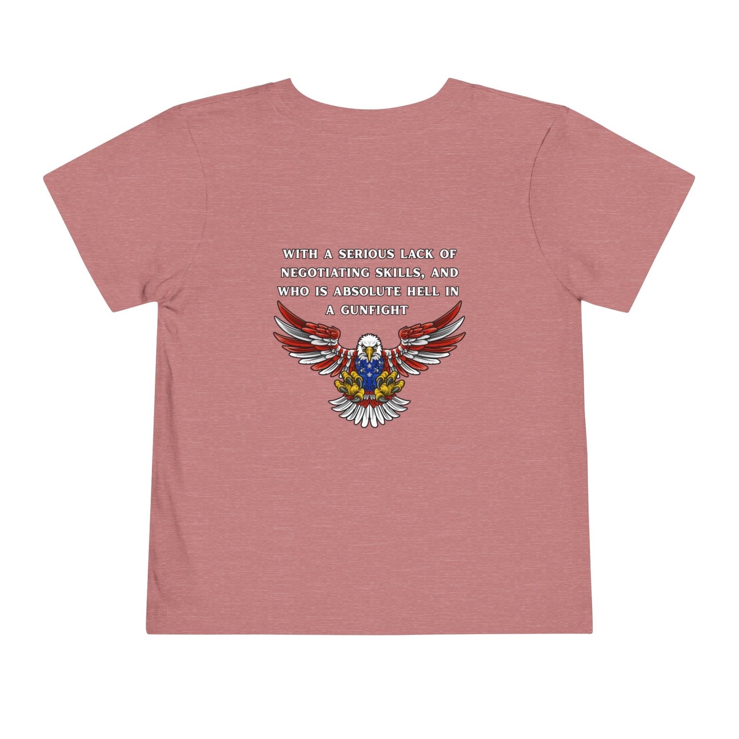 I Am Protected by a United States Soldier, Toddler Short Sleeve Tee - Military Pride, Cute Kid's Tee, Gift for Military Families, [...]