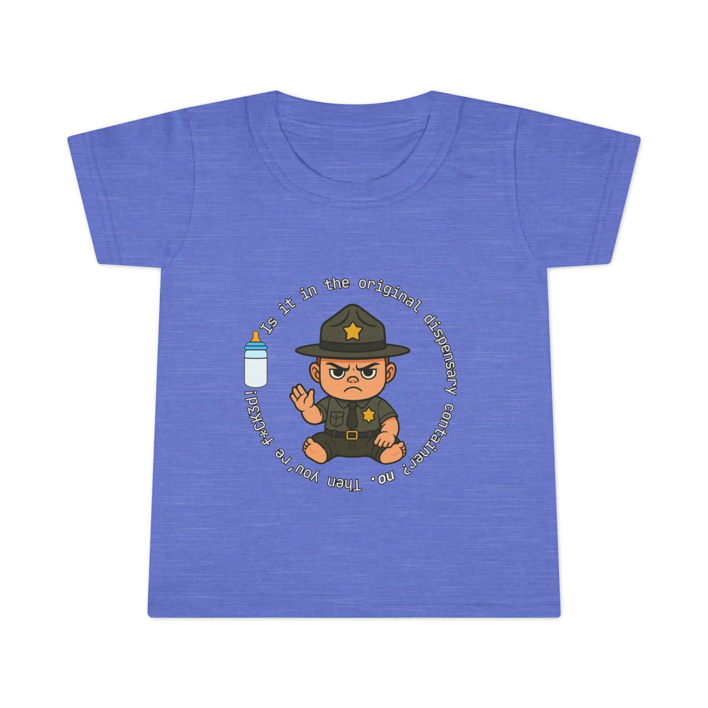 CT Trooper design - Funny Toddler T-shirt, Law Enforcement Humor