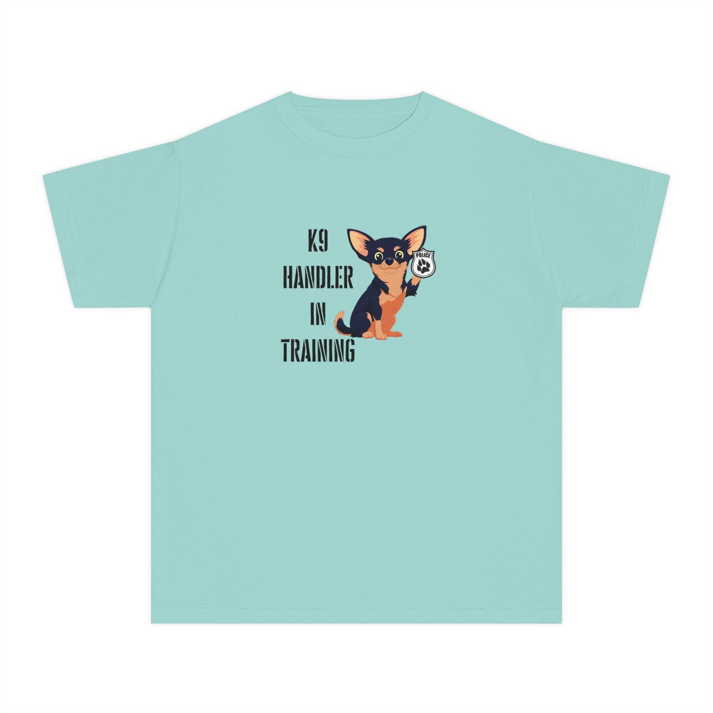 'K9 Handler in Training' Youth Tee, Dog Training Shirt, Gift for Dog Lovers, Youth Costume, Animal Handler Apparel