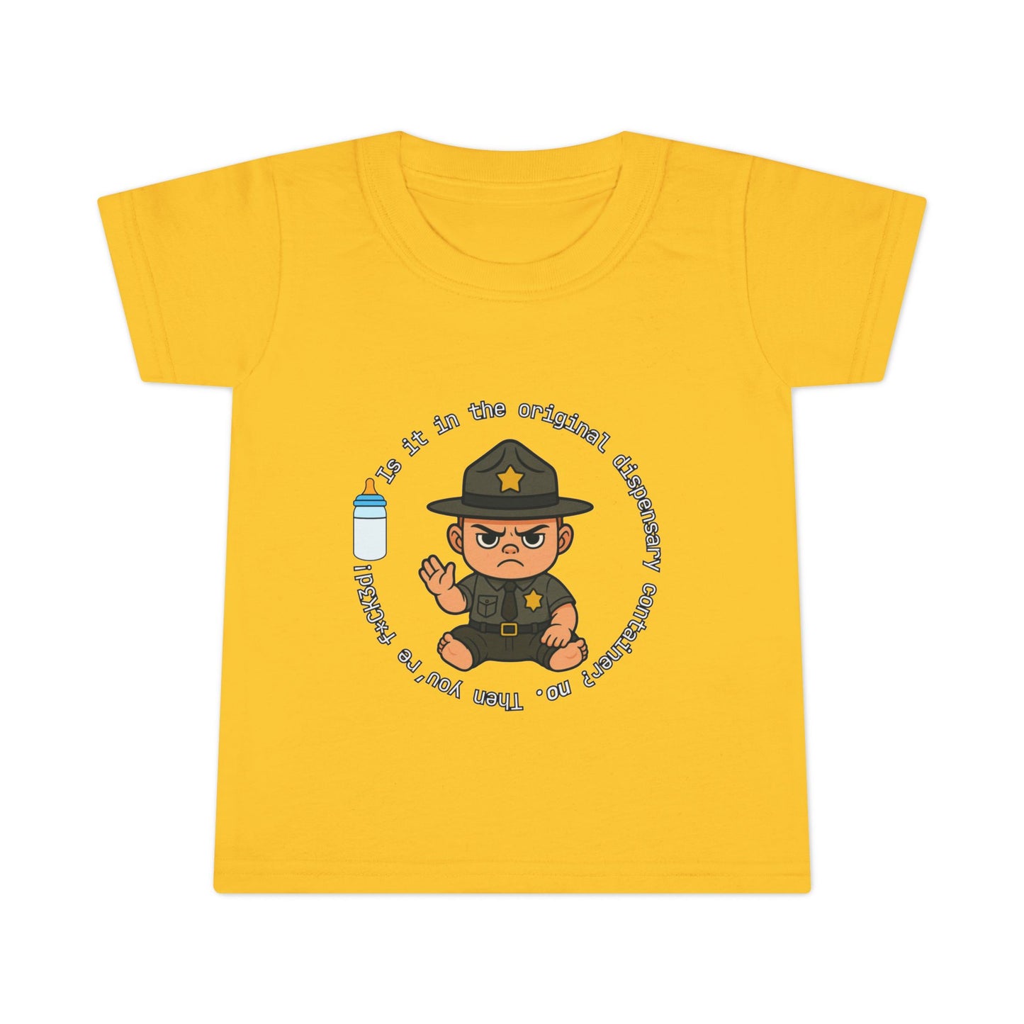 CT Trooper design - Funny Toddler T-shirt, Law Enforcement Humor