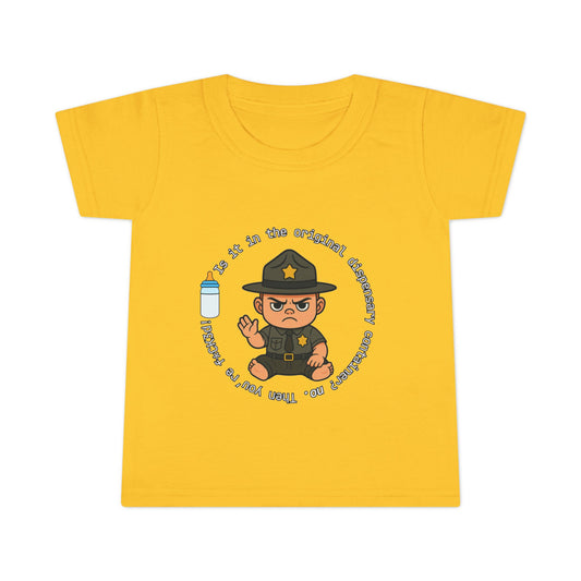 CT Trooper design - Funny Toddler T-shirt, Law Enforcement Humor
