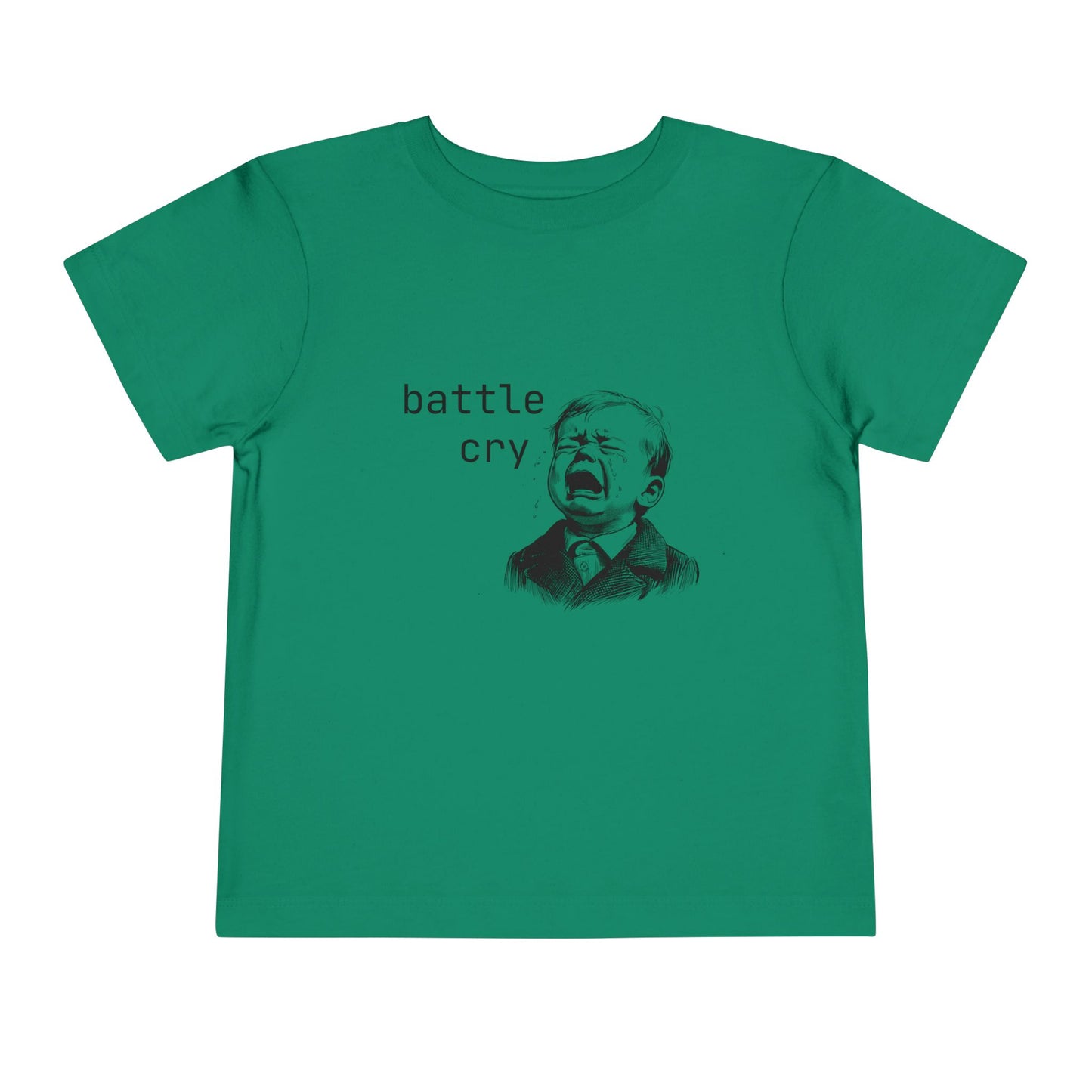 'Battle Cry' Toddler Tee, Funny Shirt, Humor Kids T-Shirt, Birthday Gift for Boys, Unique Baby Clothing, Everyday Playwear