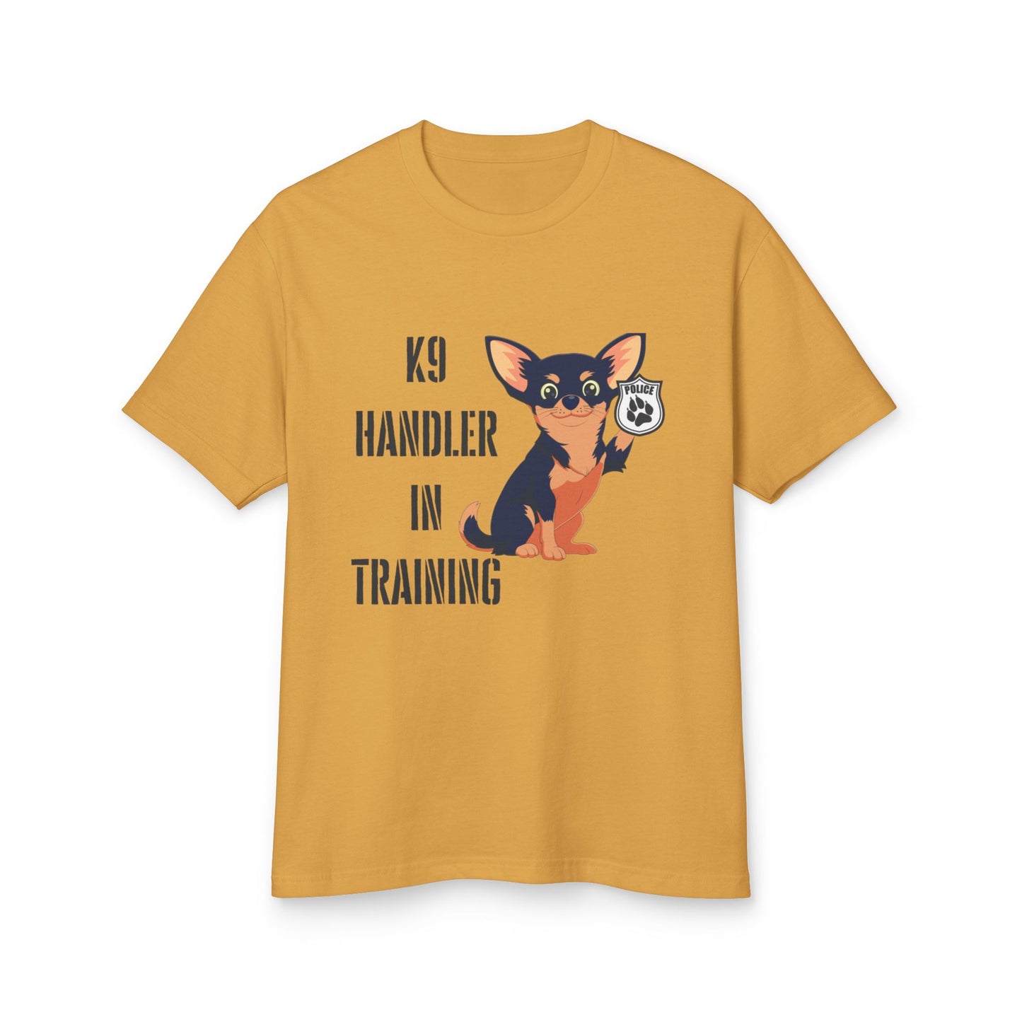 K9 Handler in Training Tee, Unisex Dog Lover Shirt, Gift for Dog Trainers, Pet Owner Apparel, Canine Enthusiast Clothing