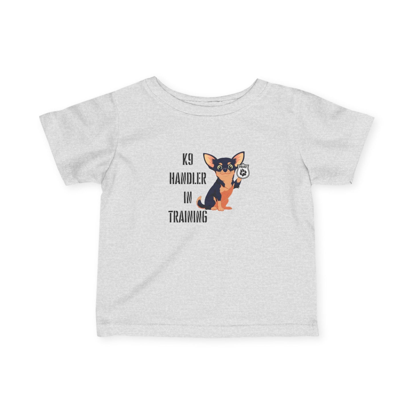 K9 Handler Infant Tee - Adorable Pet Training Shirt for Toddlers, Cute Dog Lover Gift, Baby Shower Gift, Animal Training Tee