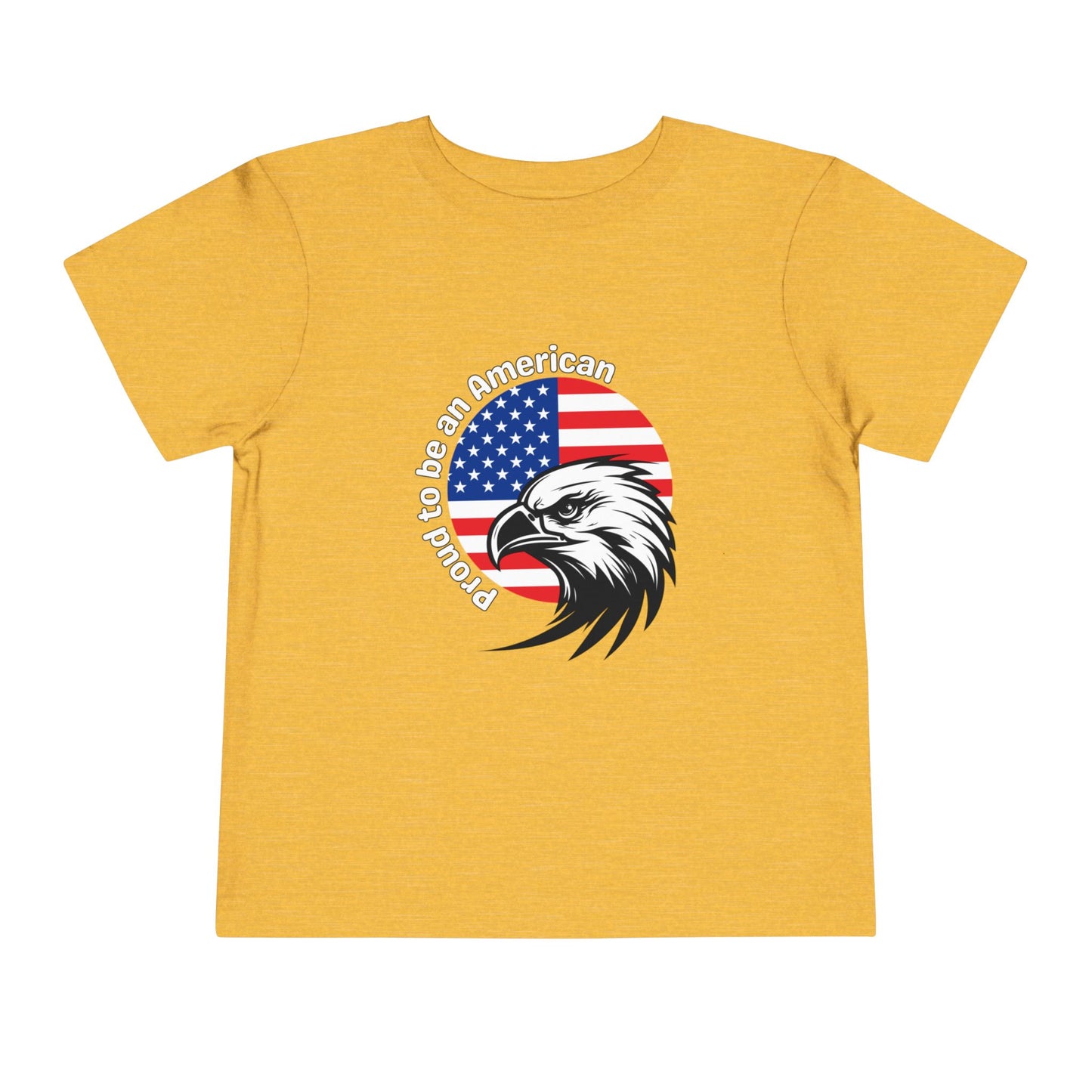'Proud to be an American' Toddler Tee with Eagle Design