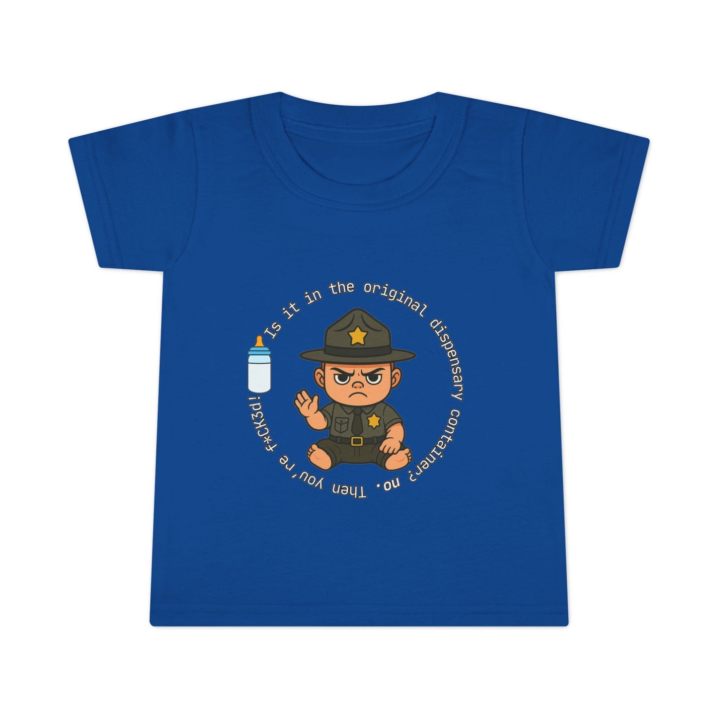 CT Trooper design - Funny Toddler T-shirt, Law Enforcement Humor