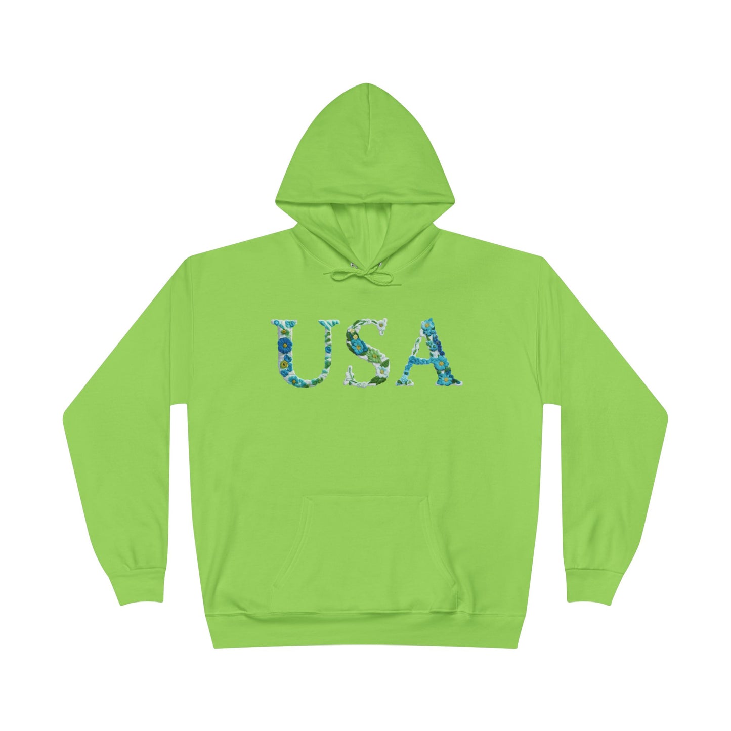 "USA" Eco-Friendly Pullover Hoodie