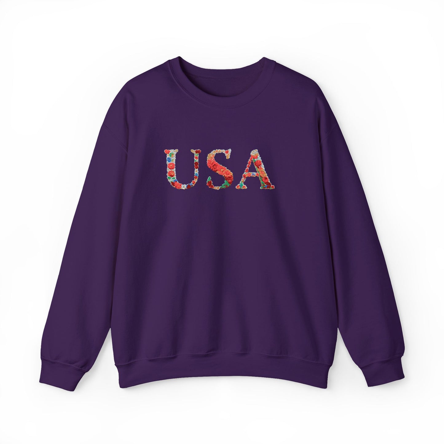 USA Floral Print Unisex Crewneck Sweatshirt, Cozy Gift for Holidays, Casual Wear, Perfect for Patriotic Celebrations, Comfortable [...]
