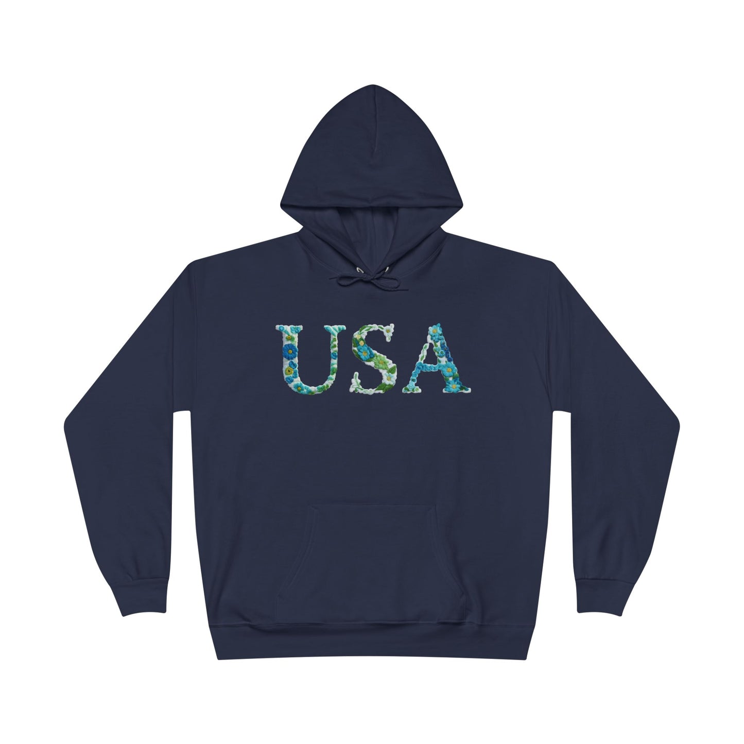 "USA" Eco-Friendly Pullover Hoodie