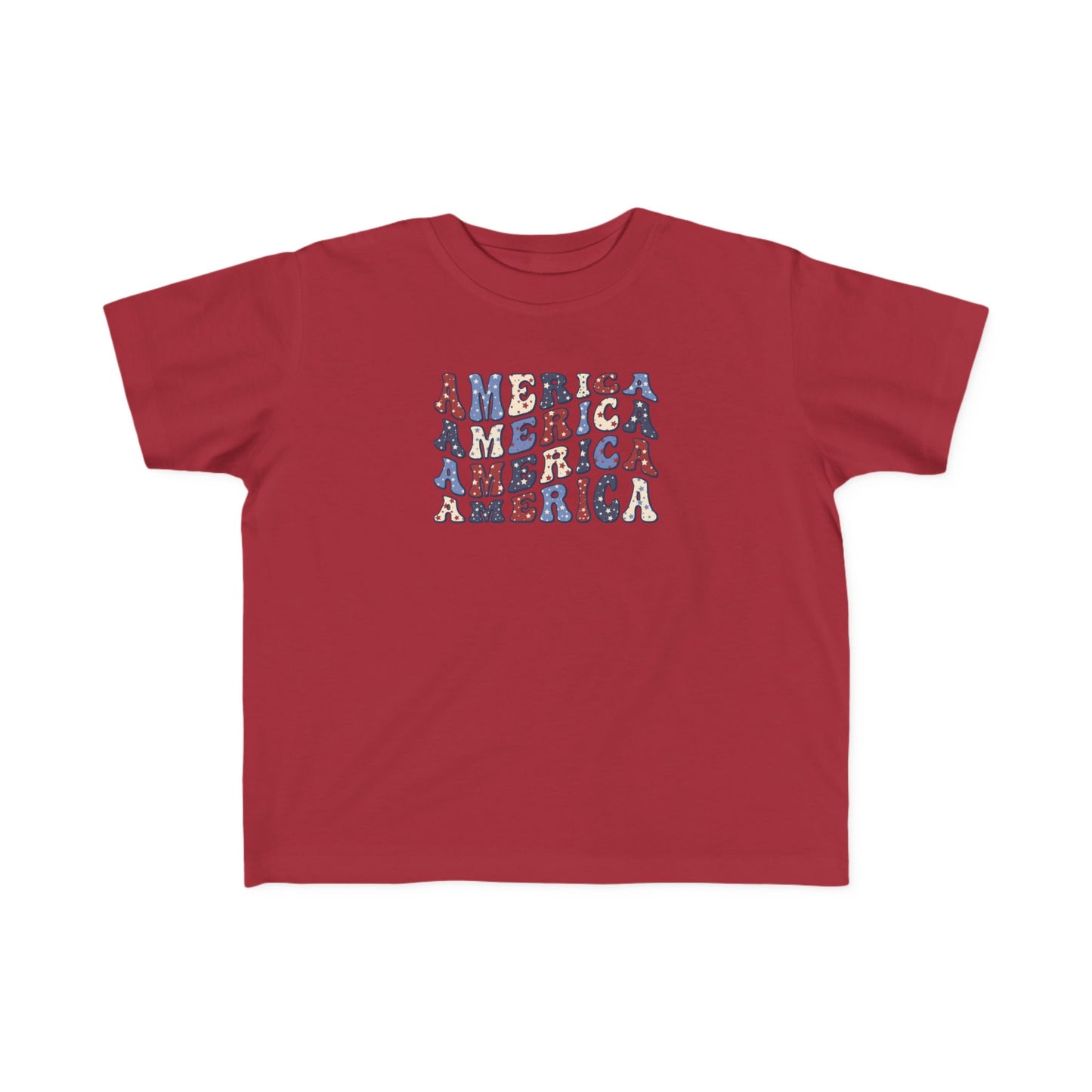 'America' Toddler Tee, Independence Day Shirt, Kids USA T-Shirt, Patriotic Baby Clothes, 4th of July Outfit, Toddler Gift