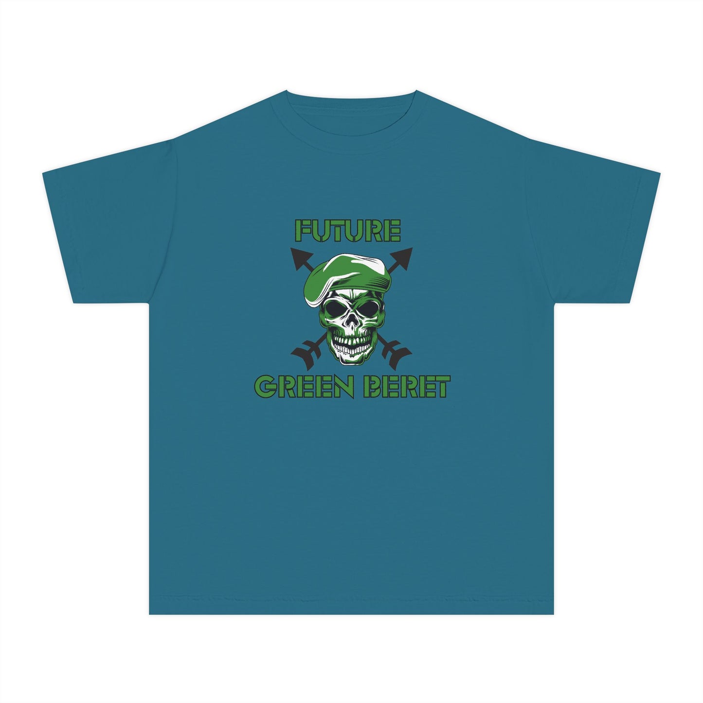 Future Green Beret Youth Midweight Tee - Army Kid Shirt, Military Theme T-Shirt, Kids Graphic Tee, Gift for Young Soldiers