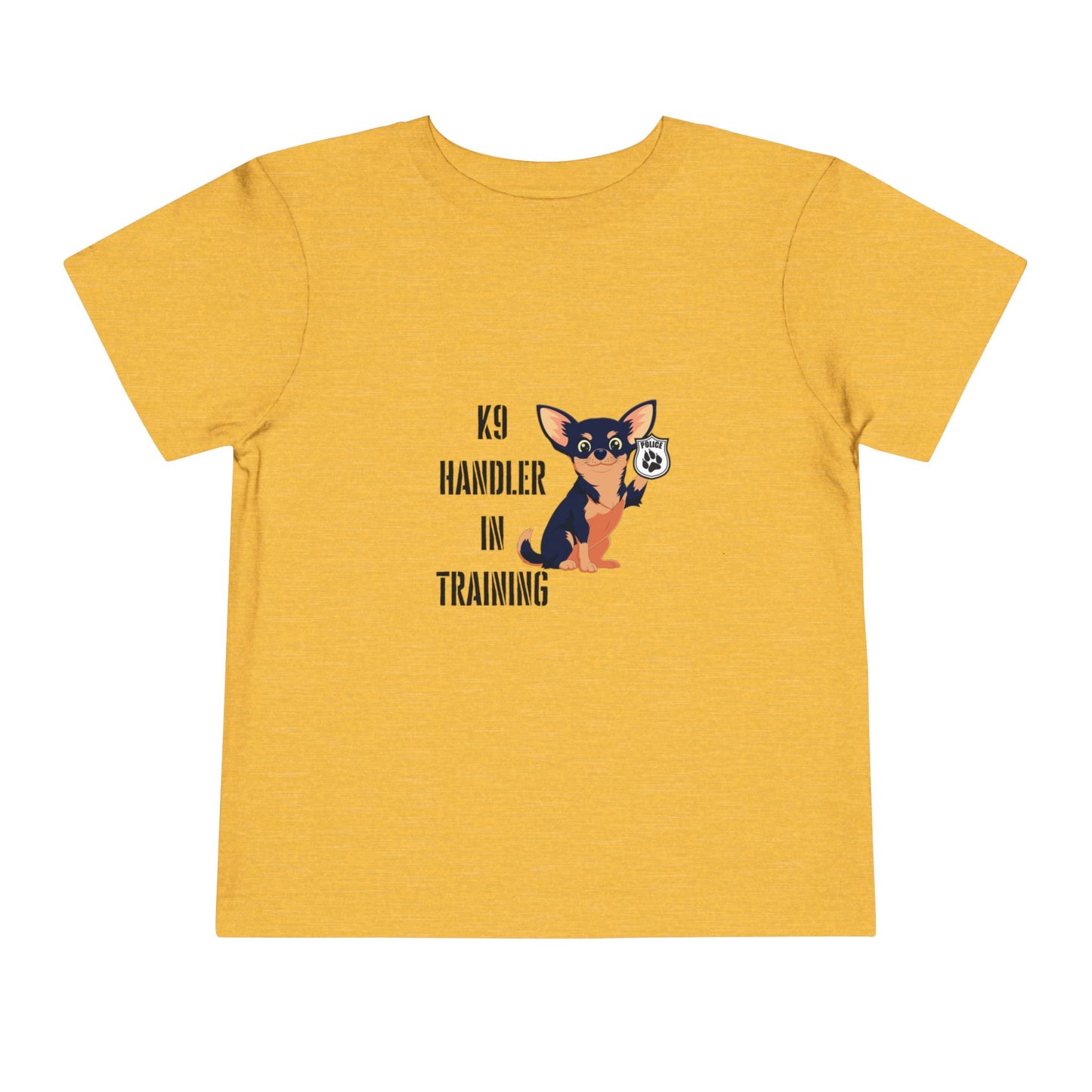 K9 Handler  in Training Toddler Tee - Cute Dog Shirt, Pet Training Gift, Kids Animal Lover Top, Birthday Present for Boys and Girls