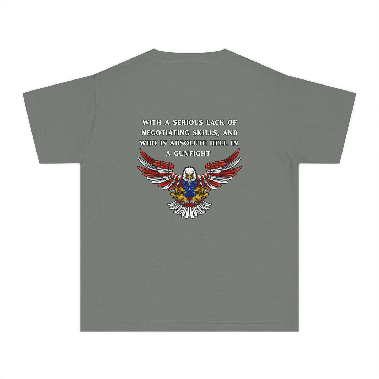 Protected by a U.S. Soldier Youth Midweight Tee - Perfect for Military Families, Patriotic Events, Gifts, and Everyday Wear, Apparel, [...]