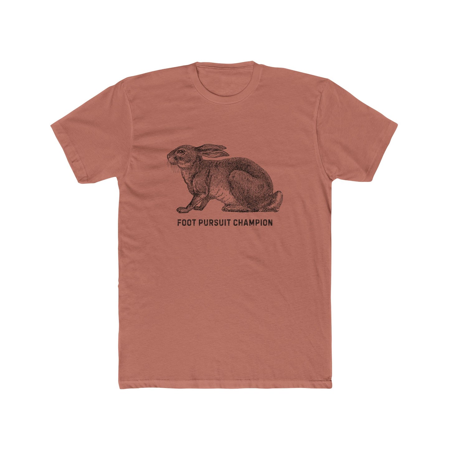 Unisex Cotton Crew Tee -Foot Pursuit Champion Design