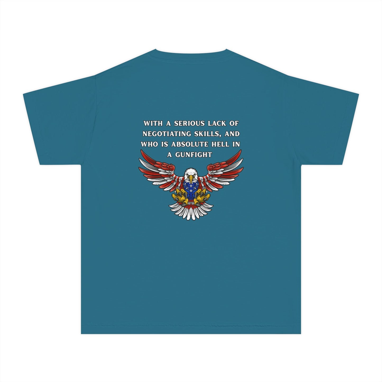 Protected by a U.S. Soldier Youth Midweight Tee - Perfect for Military Families, Patriotic Events, Gifts, and Everyday Wear, Apparel, [...]