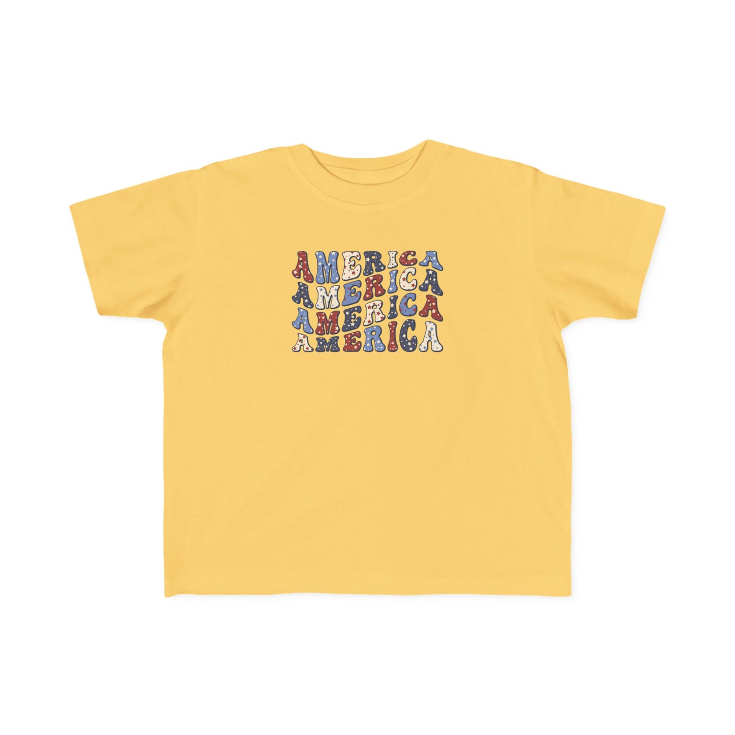 'America' Toddler Tee, Independence Day Shirt, Kids USA T-Shirt, Patriotic Baby Clothes, 4th of July Outfit, Toddler Gift