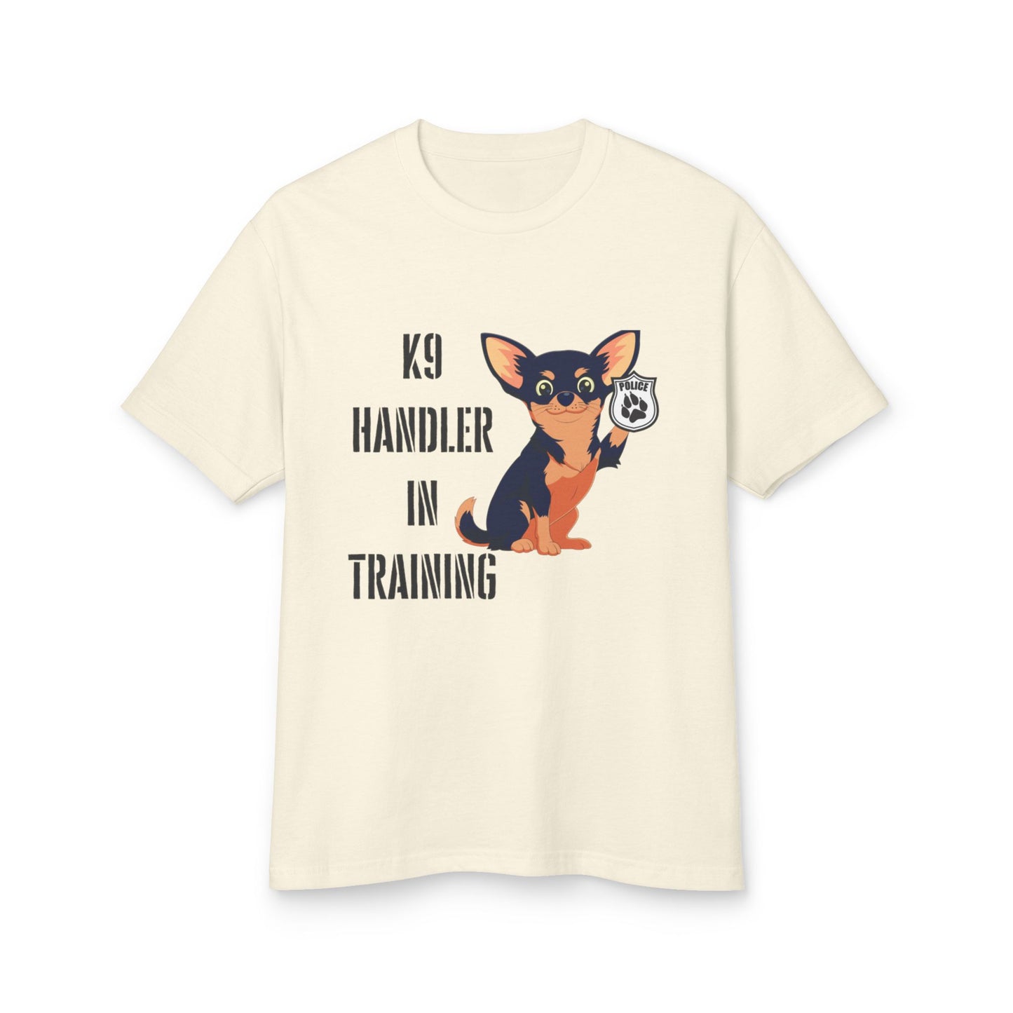 K9 Handler in Training Tee, Unisex Dog Lover Shirt, Gift for Dog Trainers, Pet Owner Apparel, Canine Enthusiast Clothing