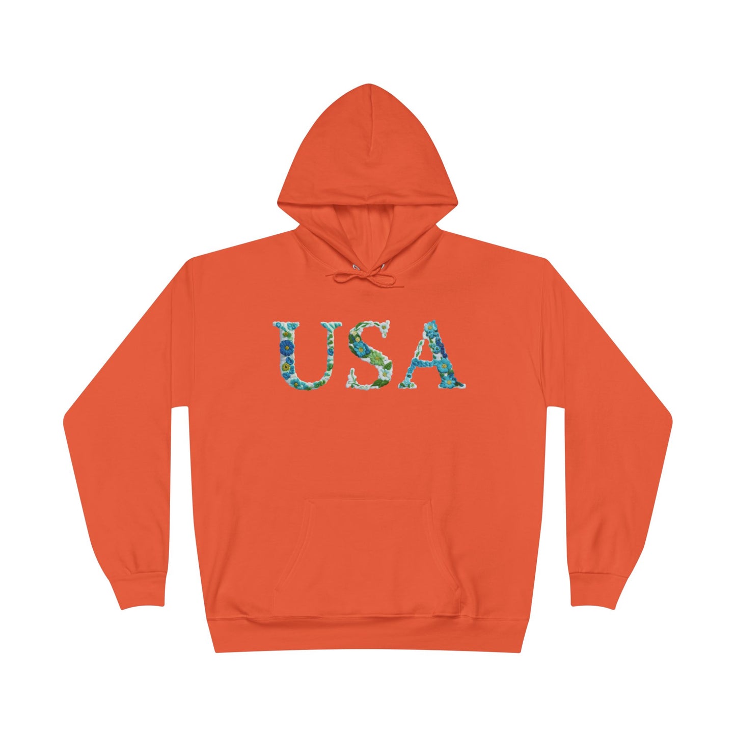 "USA" Eco-Friendly Pullover Hoodie