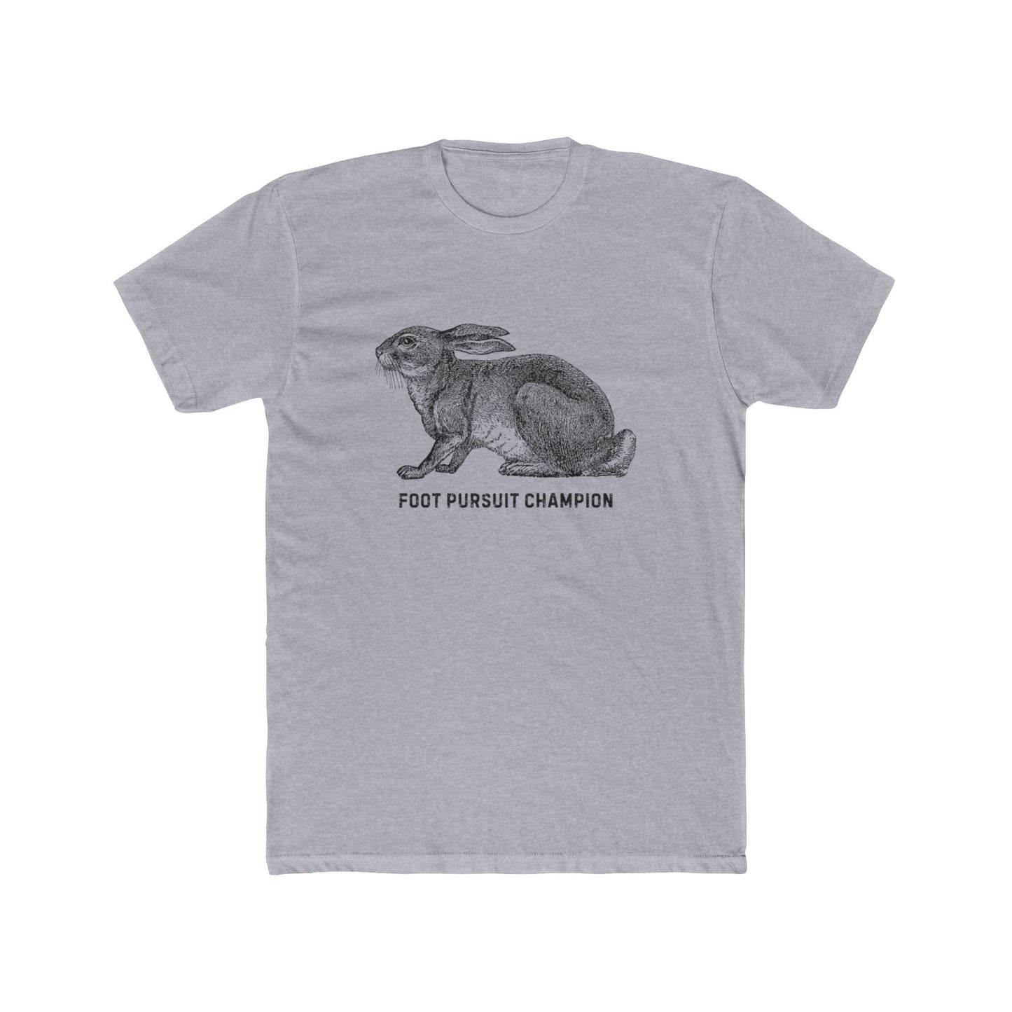 Unisex Cotton Crew Tee -Foot Pursuit Champion Design