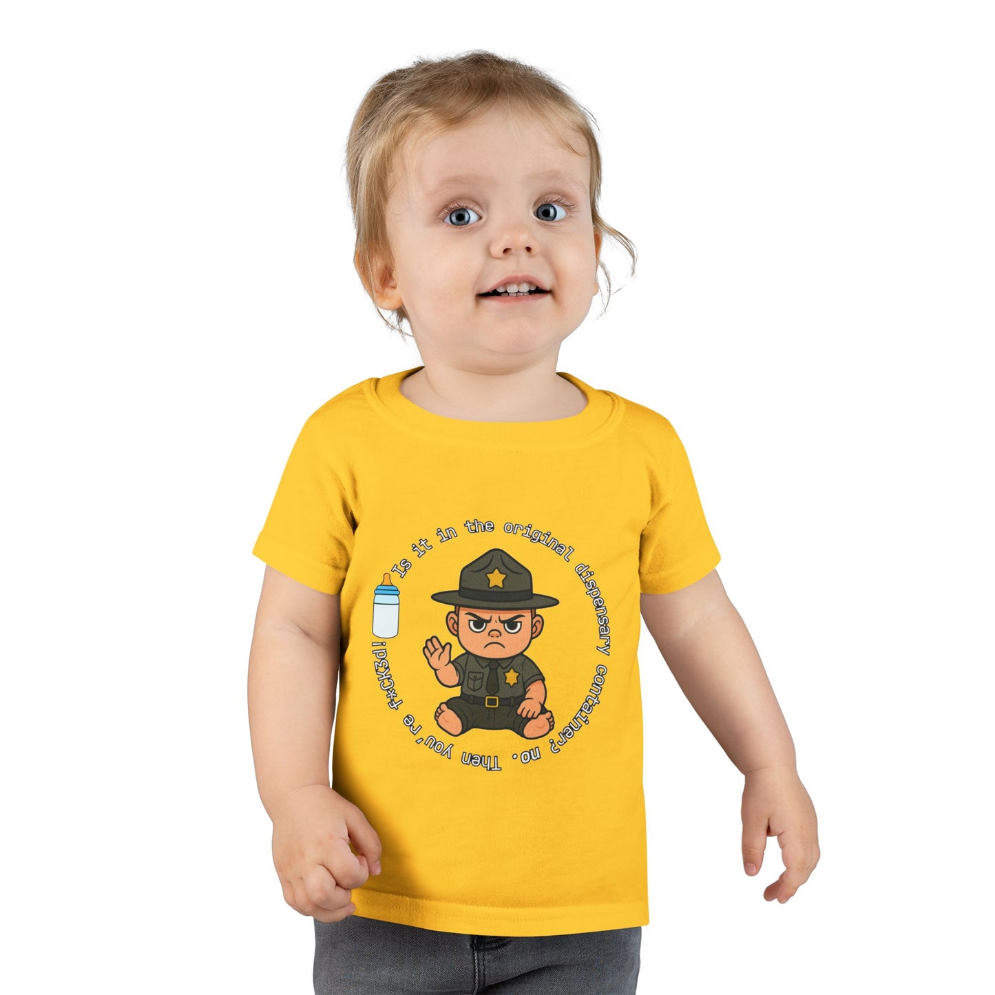 CT Trooper design - Funny Toddler T-shirt, Law Enforcement Humor