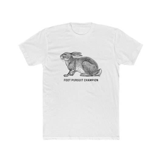 Unisex Cotton Crew Tee -Foot Pursuit Champion Design