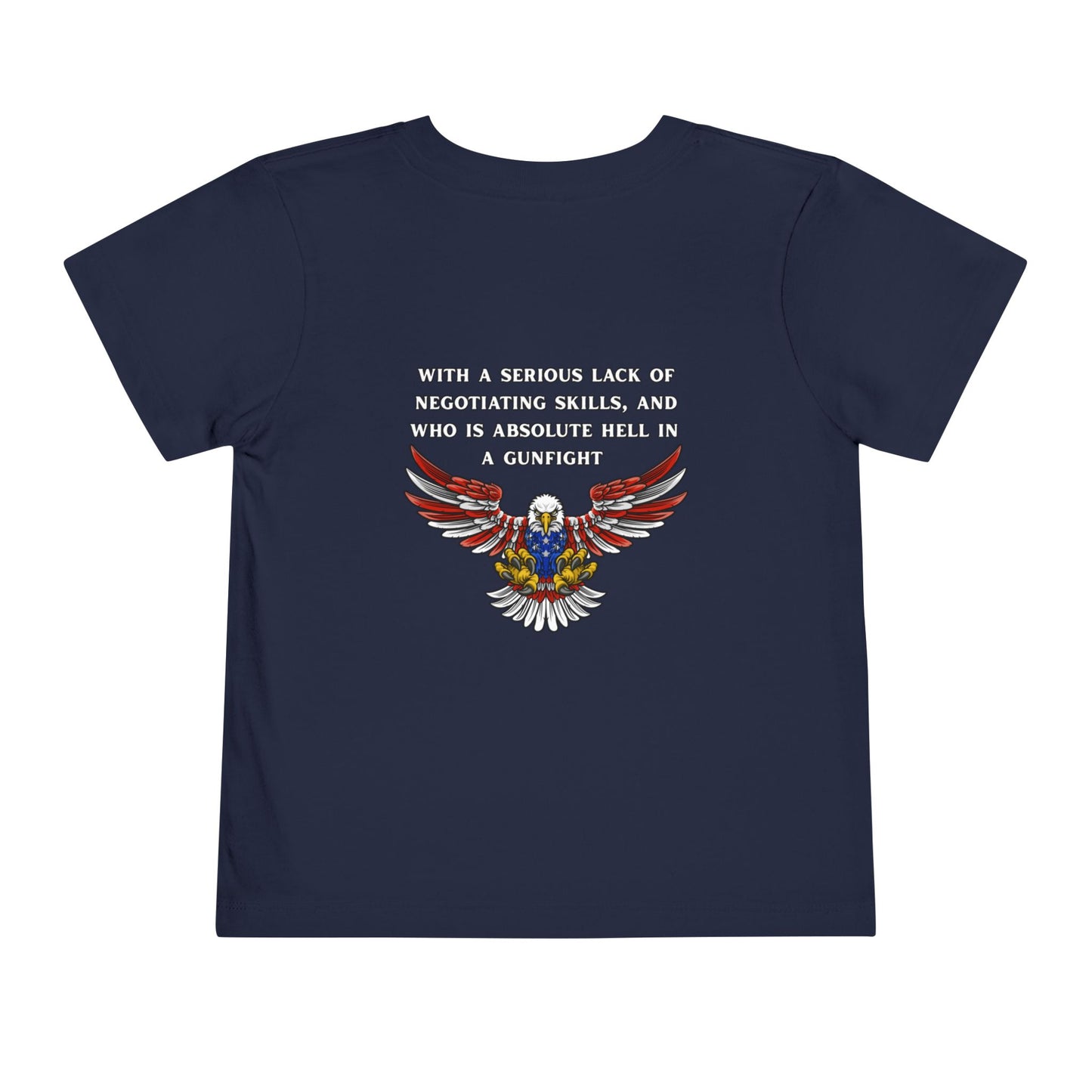 I Am Protected by a United States Soldier, Toddler Short Sleeve Tee - Military Pride, Cute Kid's Tee, Gift for Military Families, [...]