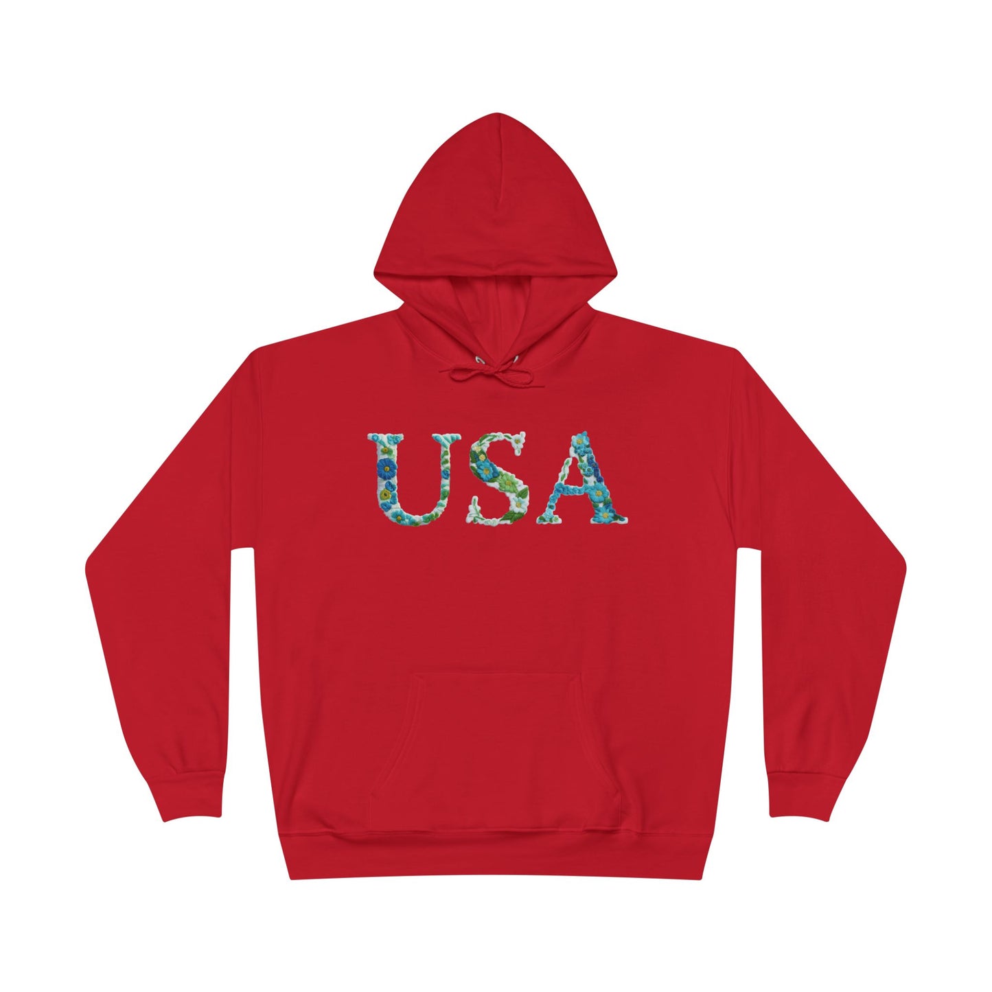"USA" Eco-Friendly Pullover Hoodie