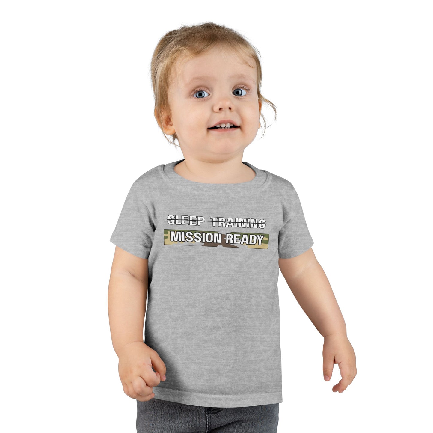 'Mission Ready' Toddler T-Shirt | Fun Sleep Training Tee
