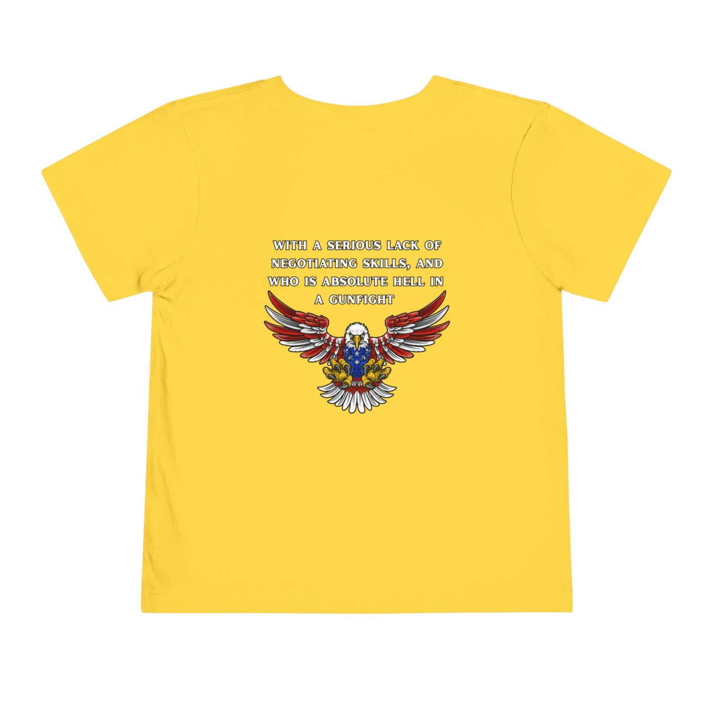 I Am Protected by a United States Soldier, Toddler Short Sleeve Tee - Military Pride, Cute Kid's Tee, Gift for Military Families, [...]