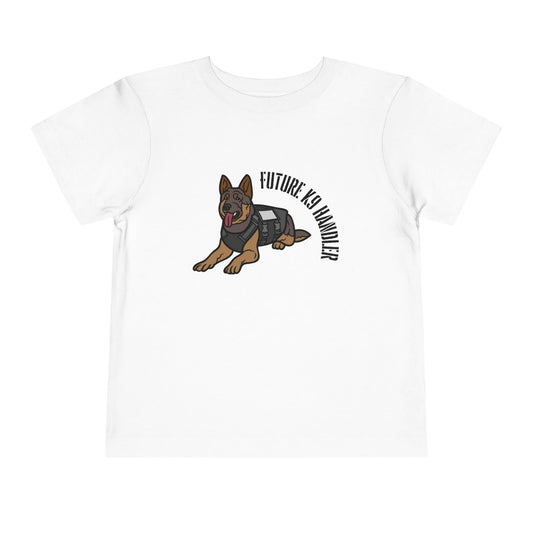 Future K9 Handler Toddler Tee, Cute Dog Shirt, Kids Gift, Dog Lover Apparel, Future Handler T-Shirt, Pet-Themed Toddler Clothes